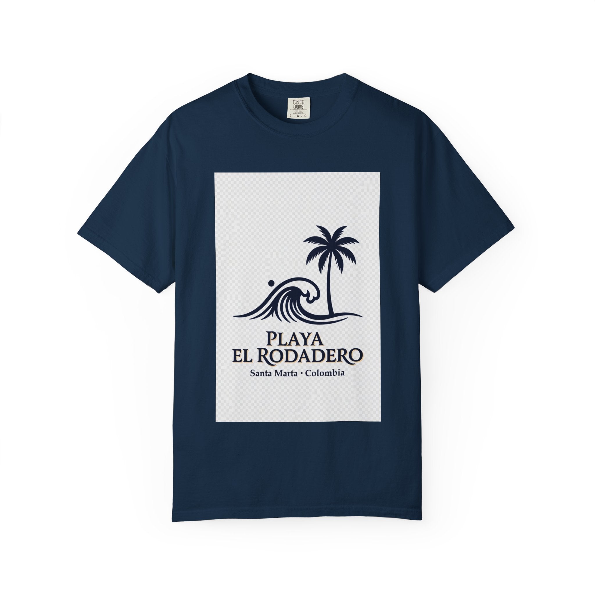 Playa El Rodadero Beach T-Shirt — Santa Marta Colombia Surf Palm Tee