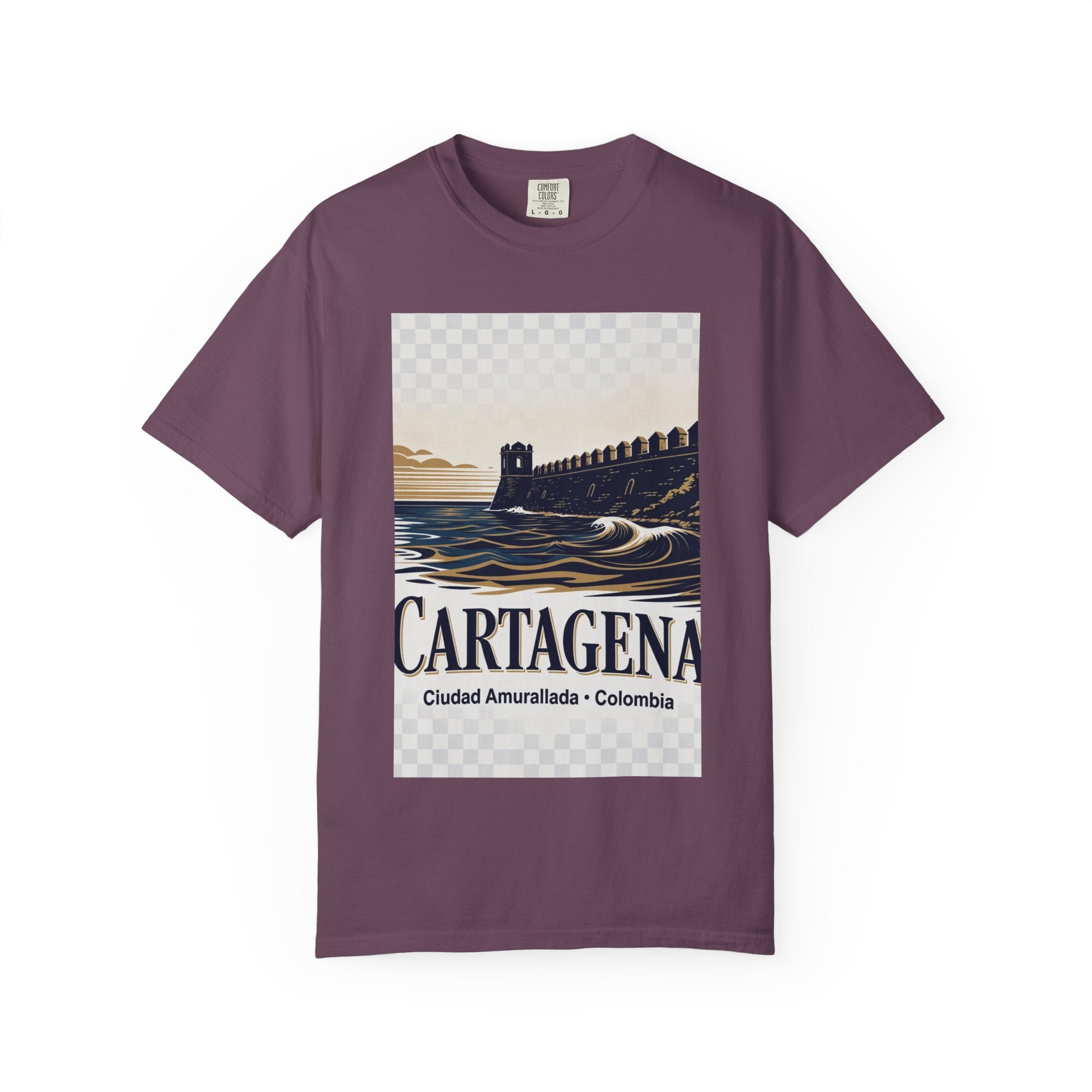 Cartagena Vintage Travel T-Shirt — Ciudad Amurallada Colombia Tee