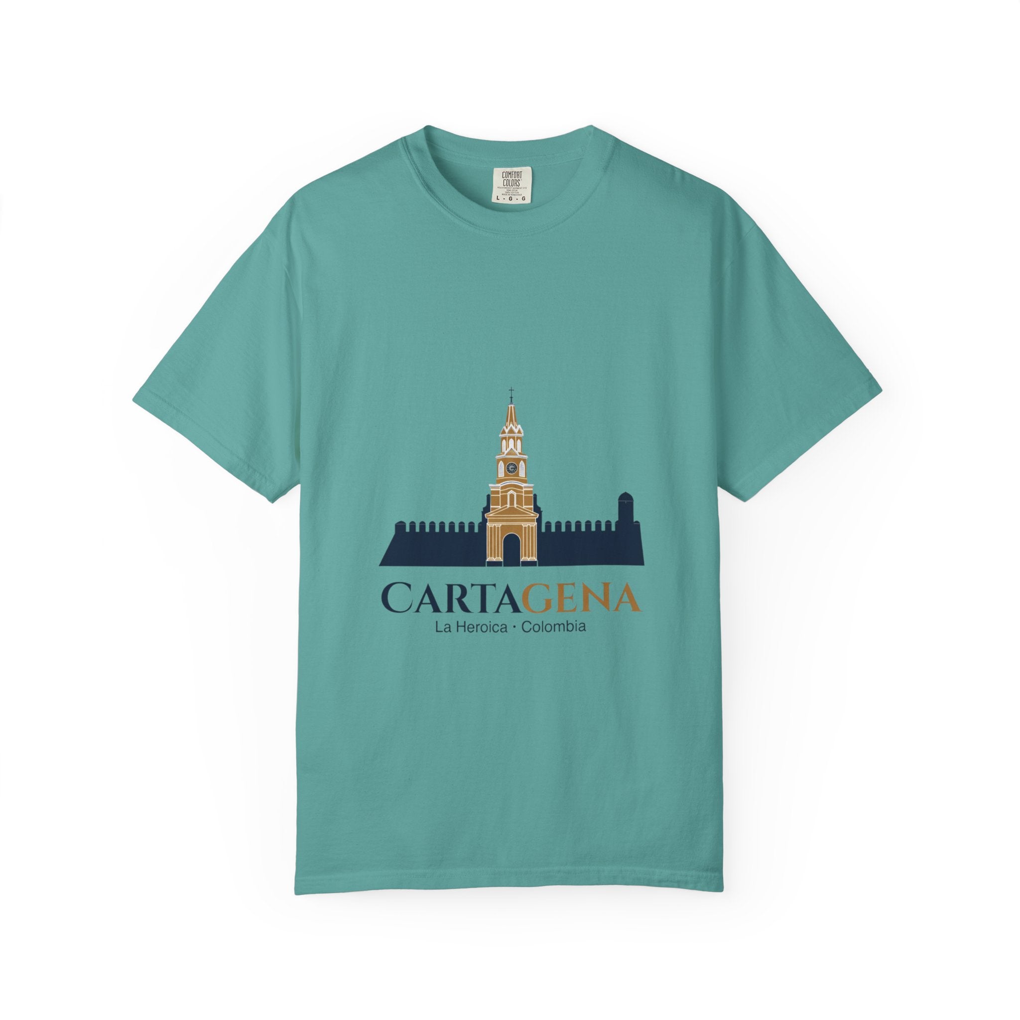 Cartagena Skyline T-Shirt — La Heroica Colombia Travel Tee
