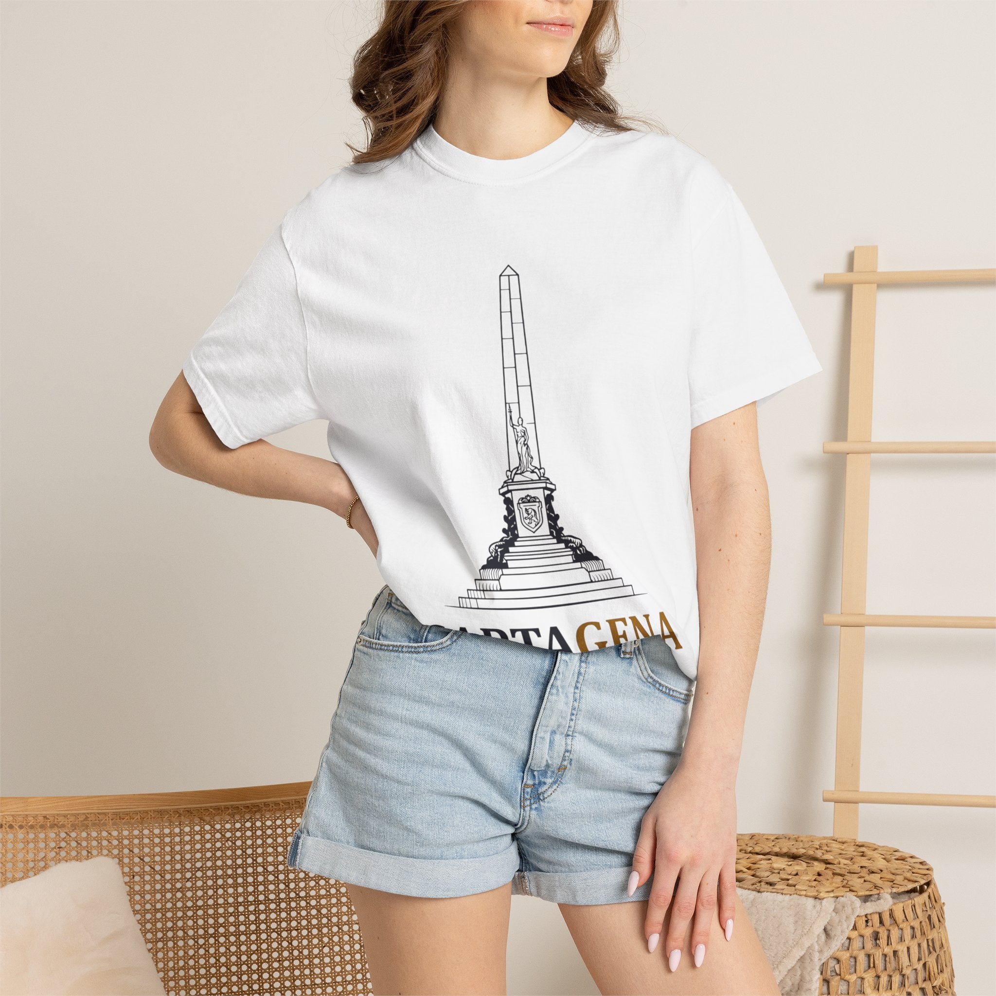 Cartagena Monument T-Shirt — La Heroica Bolívar Tourist Tee