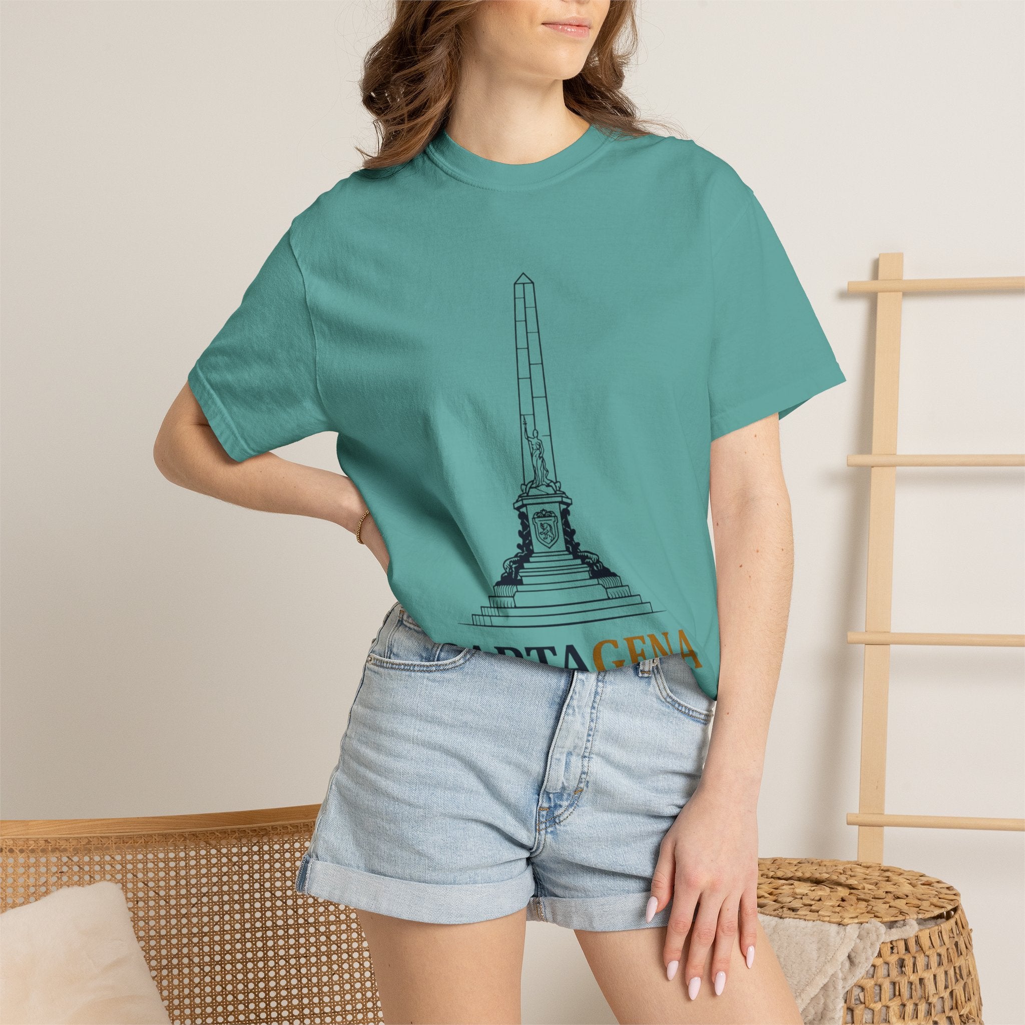 Cartagena Monument T-Shirt — La Heroica Bolívar Tourist Tee