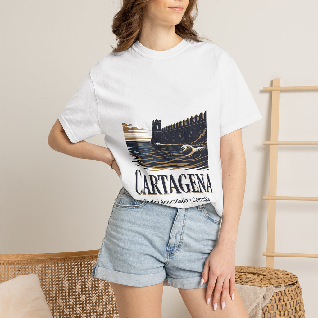Cartagena Vintage Travel T-Shirt — Ciudad Amurallada Colombia Tee