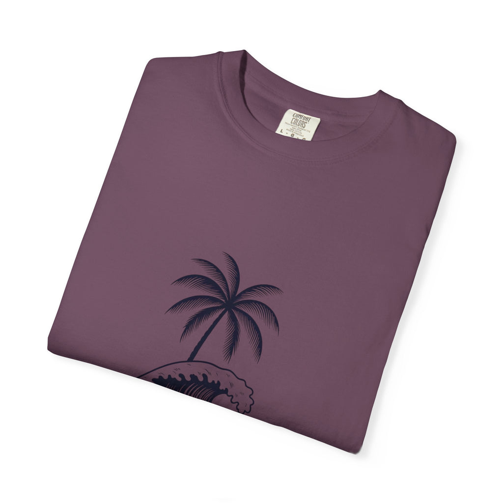 Playa Blanca Wave & Palm T-Shirt — Santa Marta, Colombia Beach Tee