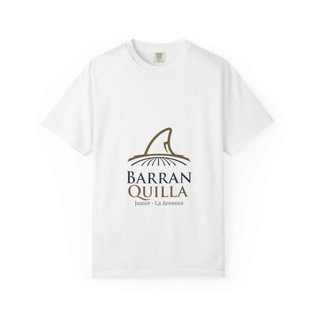 Barranquilla La Arenosa Shark Logo T‑Shirt — Barranquilla Junior Soccer Tee