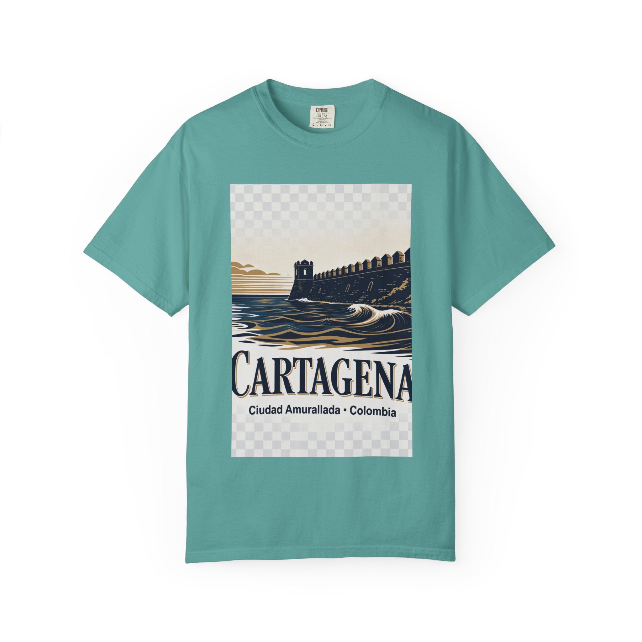 Cartagena Vintage Travel T-Shirt — Ciudad Amurallada Colombia Tee