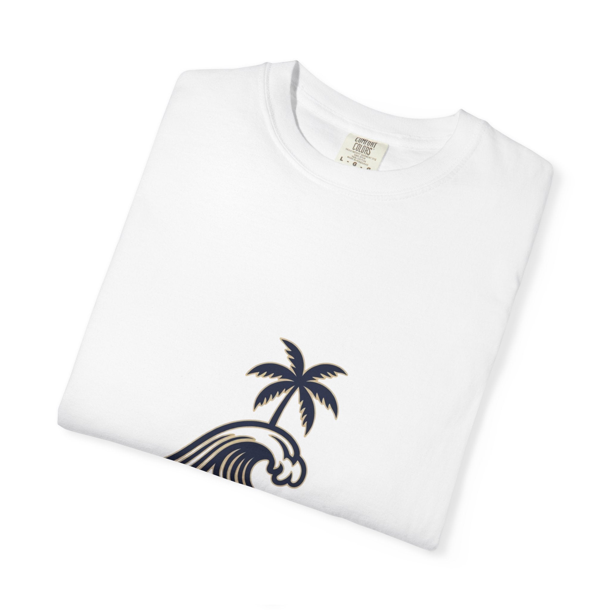 Taganga Surf Palm T‑Shirt — Santa Marta Colombia Beach Tee