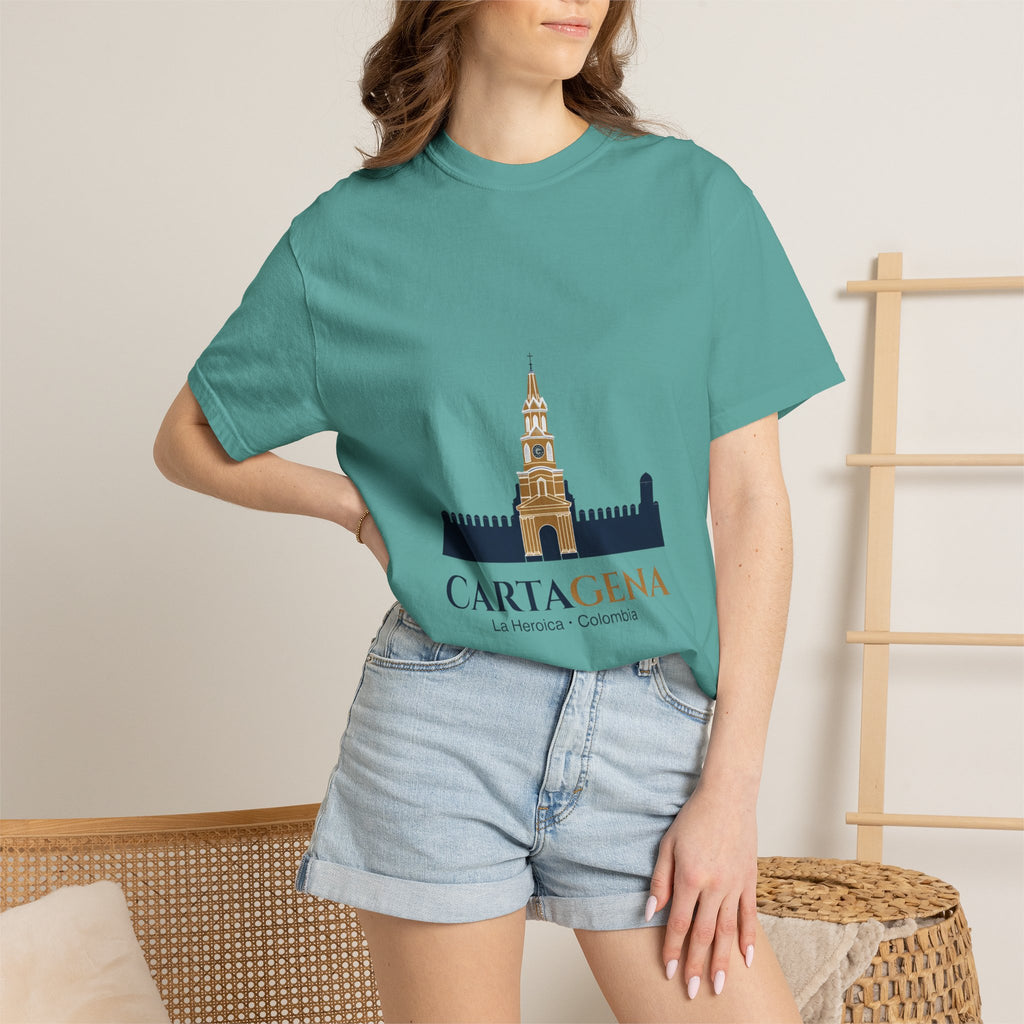 Cartagena Skyline T-Shirt — La Heroica Colombia Travel Tee
