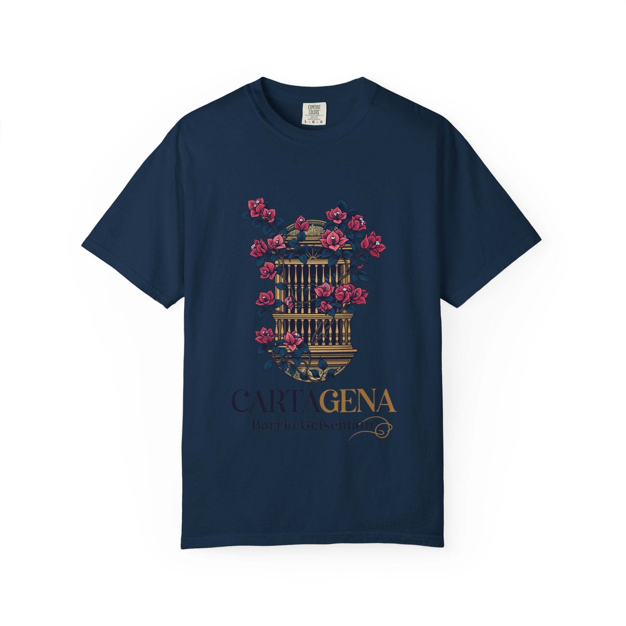 Cartagena Barrio Getsemaní Floral Window T-Shirt