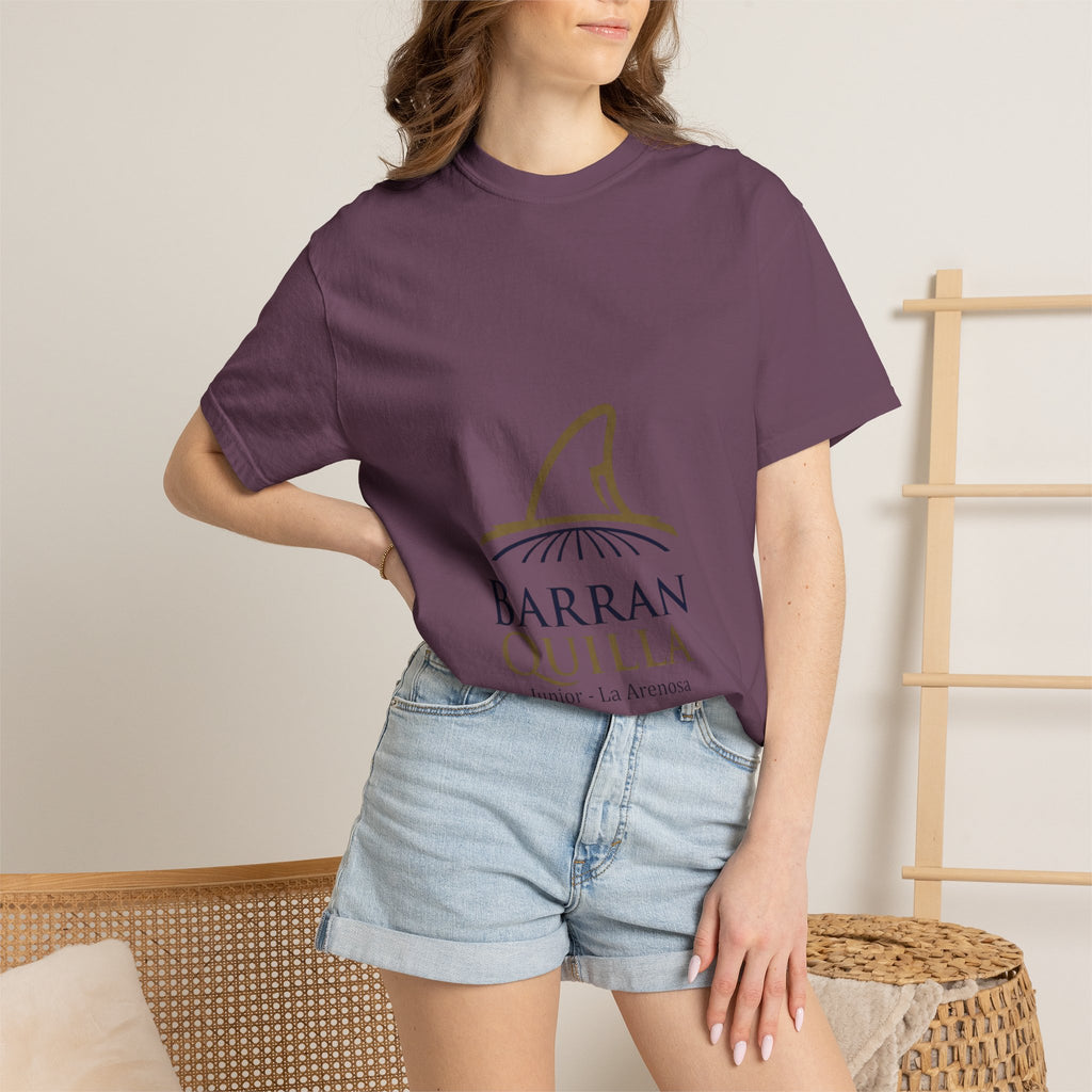 Barranquilla La Arenosa Shark Logo T‑Shirt — Barranquilla Junior Soccer Tee