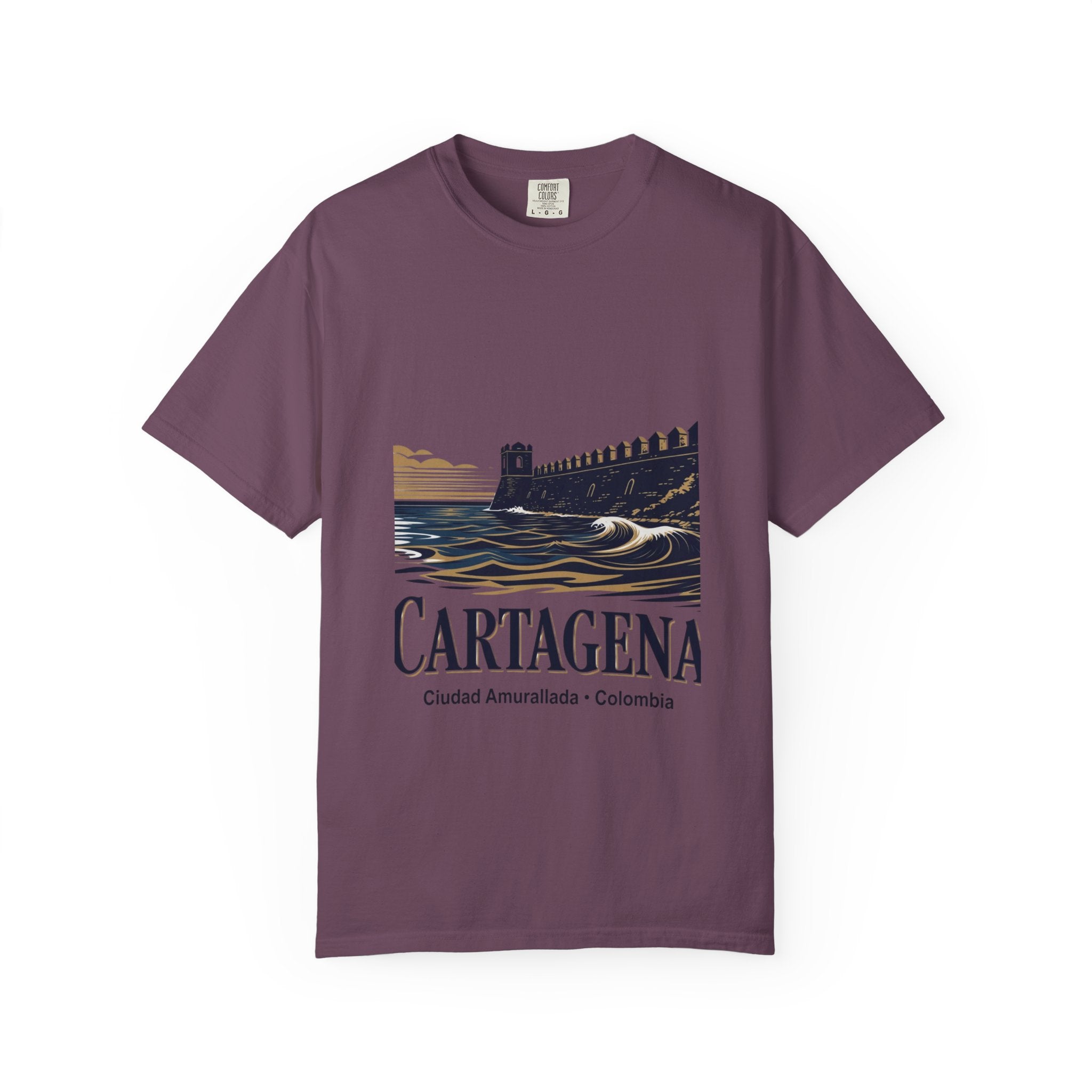 Cartagena Vintage Travel T-Shirt — Ciudad Amurallada Colombia Tee