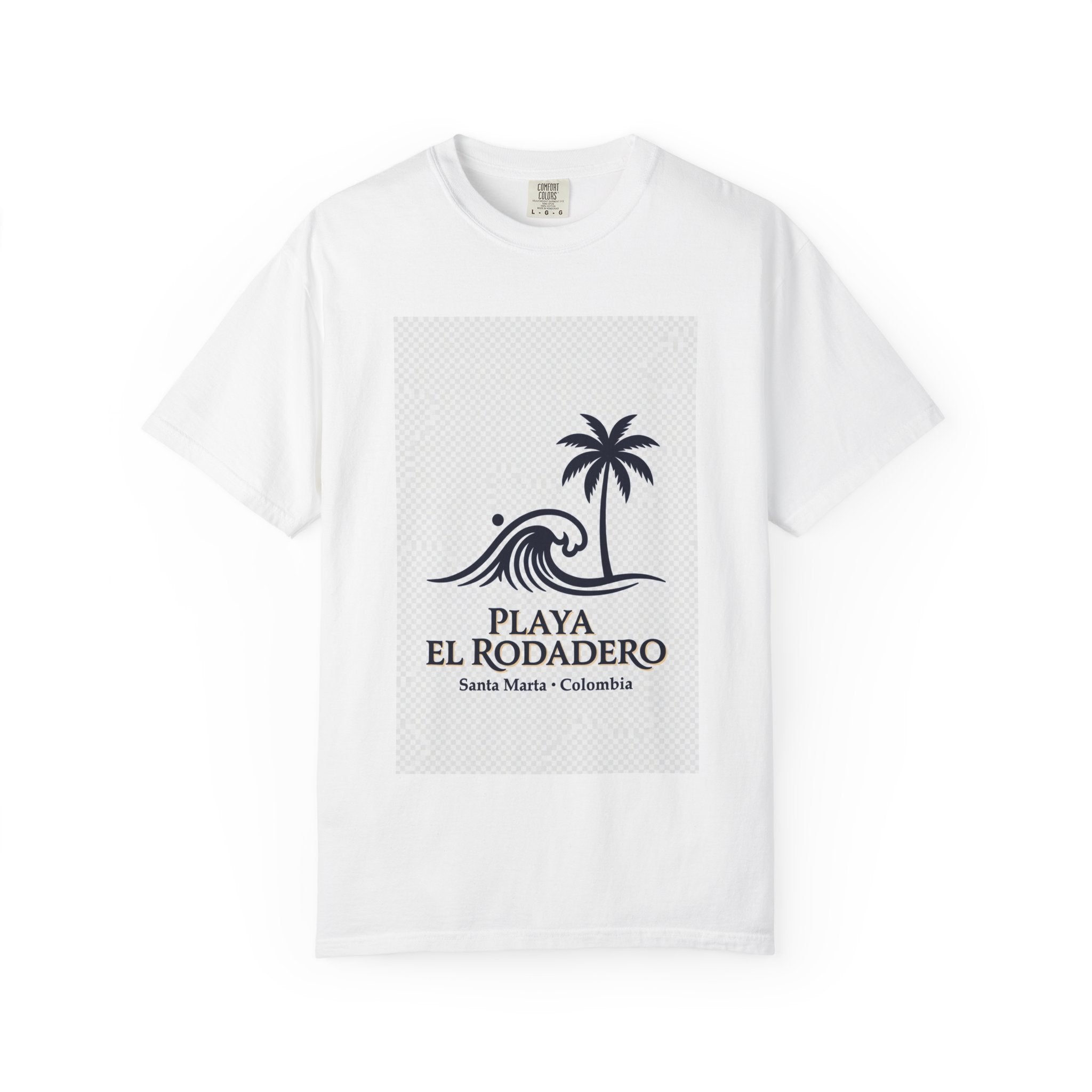 Playa El Rodadero Beach T-Shirt — Santa Marta Colombia Surf Palm Tee
