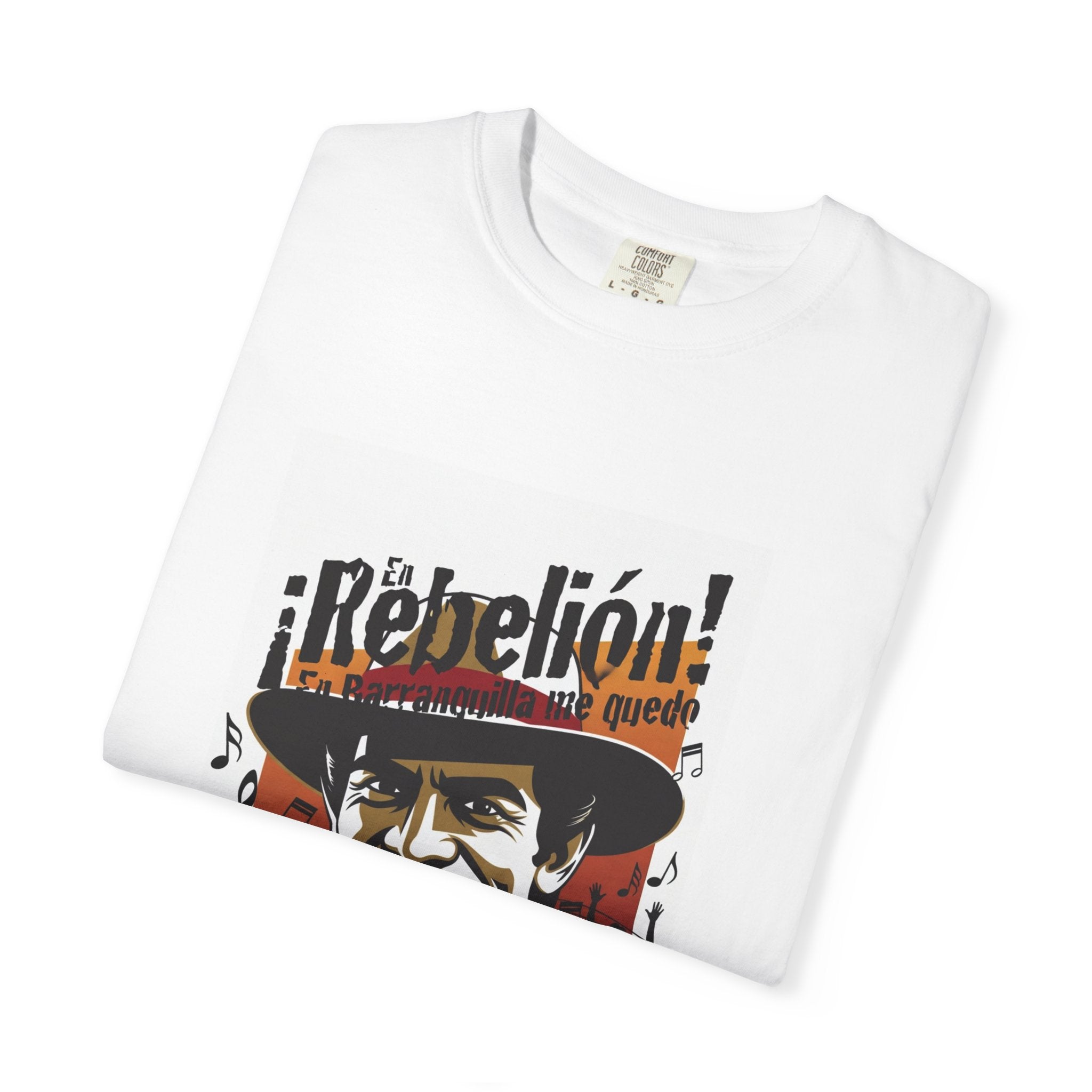 Rebelión! Singer Portrait T-Shirt – Retro Music Graphic Tee