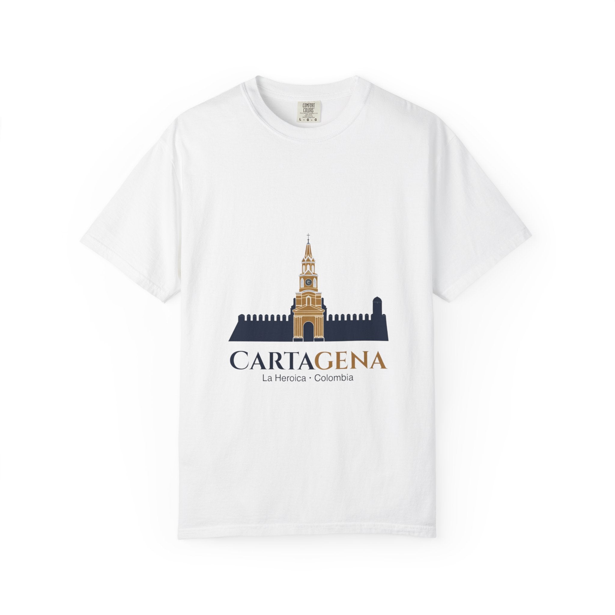 Cartagena Skyline T-Shirt — La Heroica Colombia Travel Tee