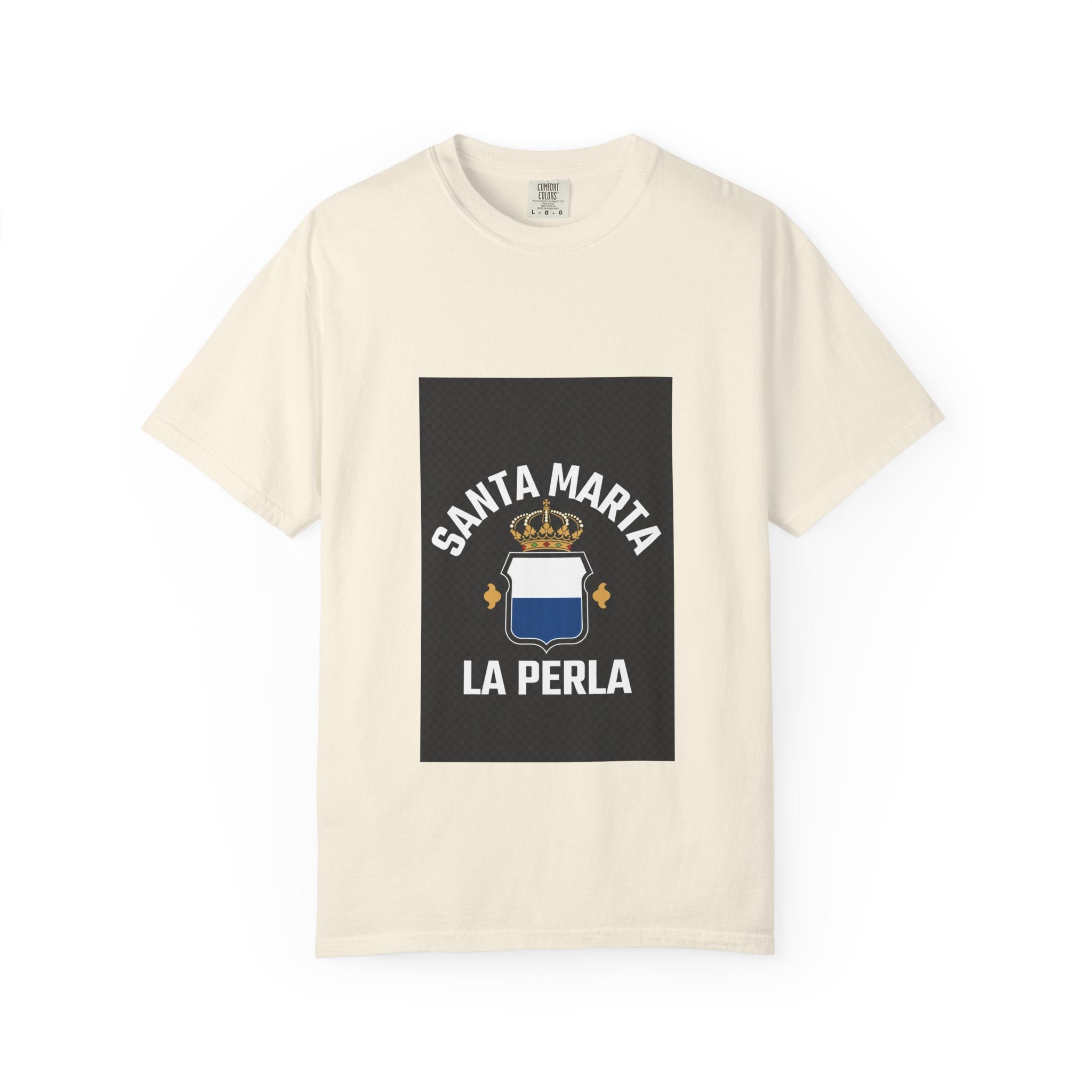 Santa Marta La Perla Unisex Garment-Dyed T-Shirt - Casual & Trendy