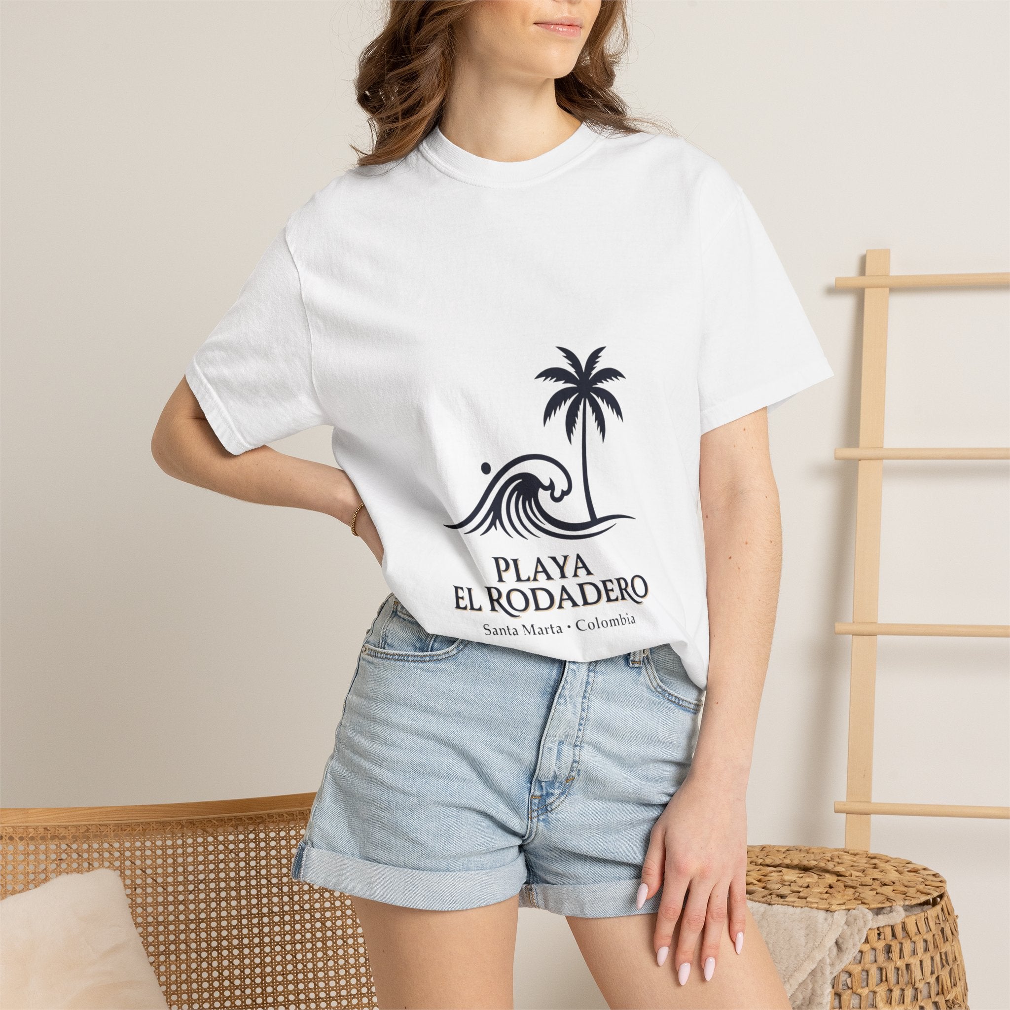 Playa El Rodadero Beach T-Shirt — Santa Marta Colombia Surf Palm Tee