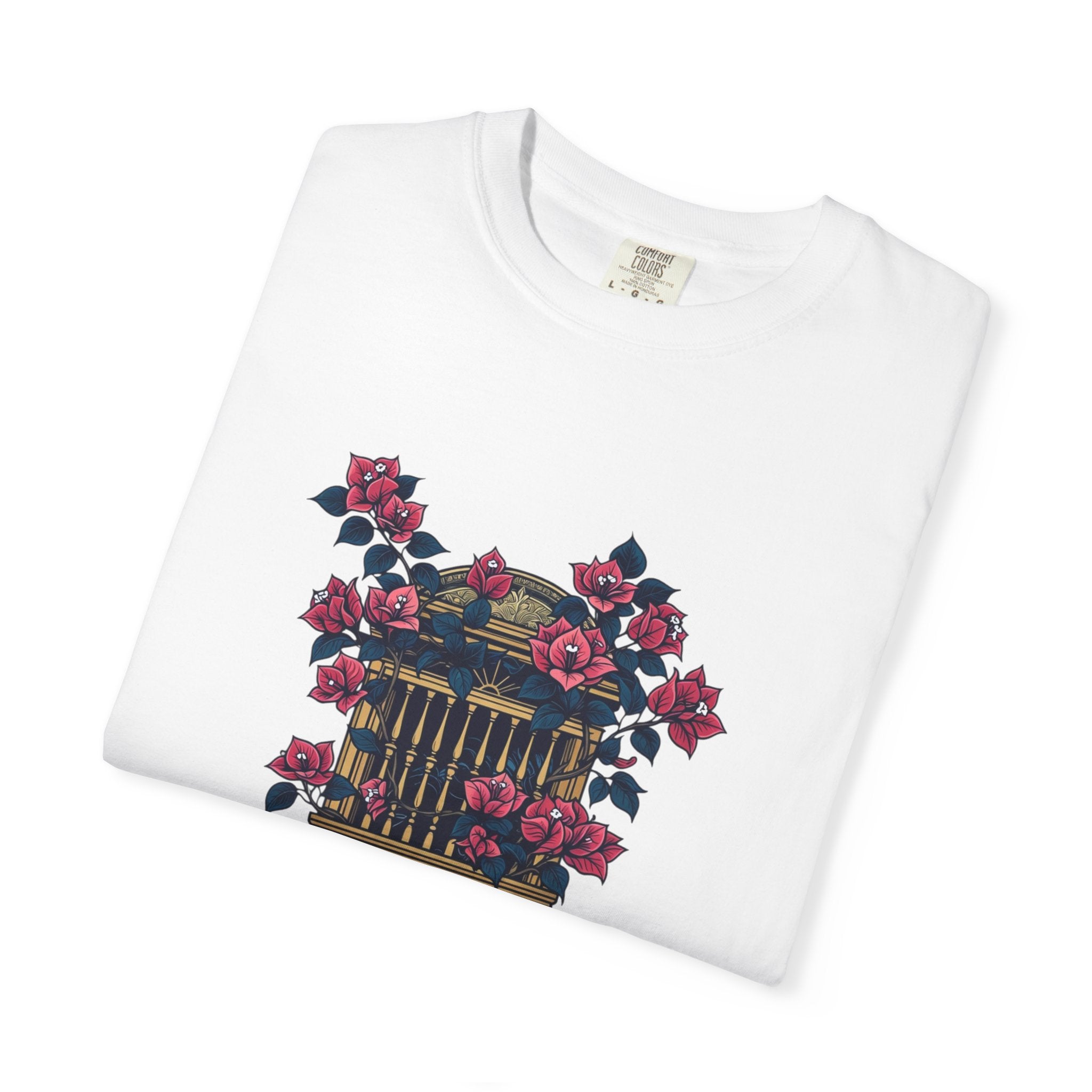Cartagena Barrio Getsemaní Floral Window T-Shirt