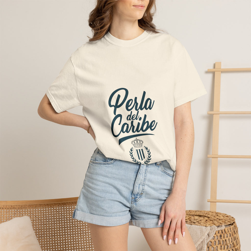 Perla del Caribe T-Shirt — Vintage Coastal Tee