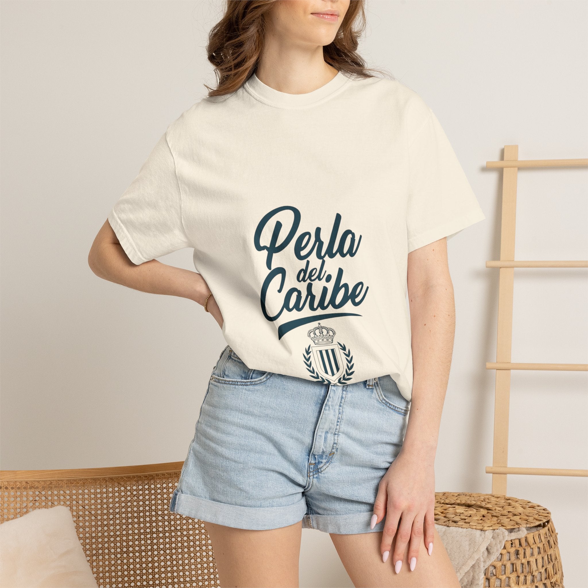 Perla del Caribe T-Shirt — Vintage Coastal Tee