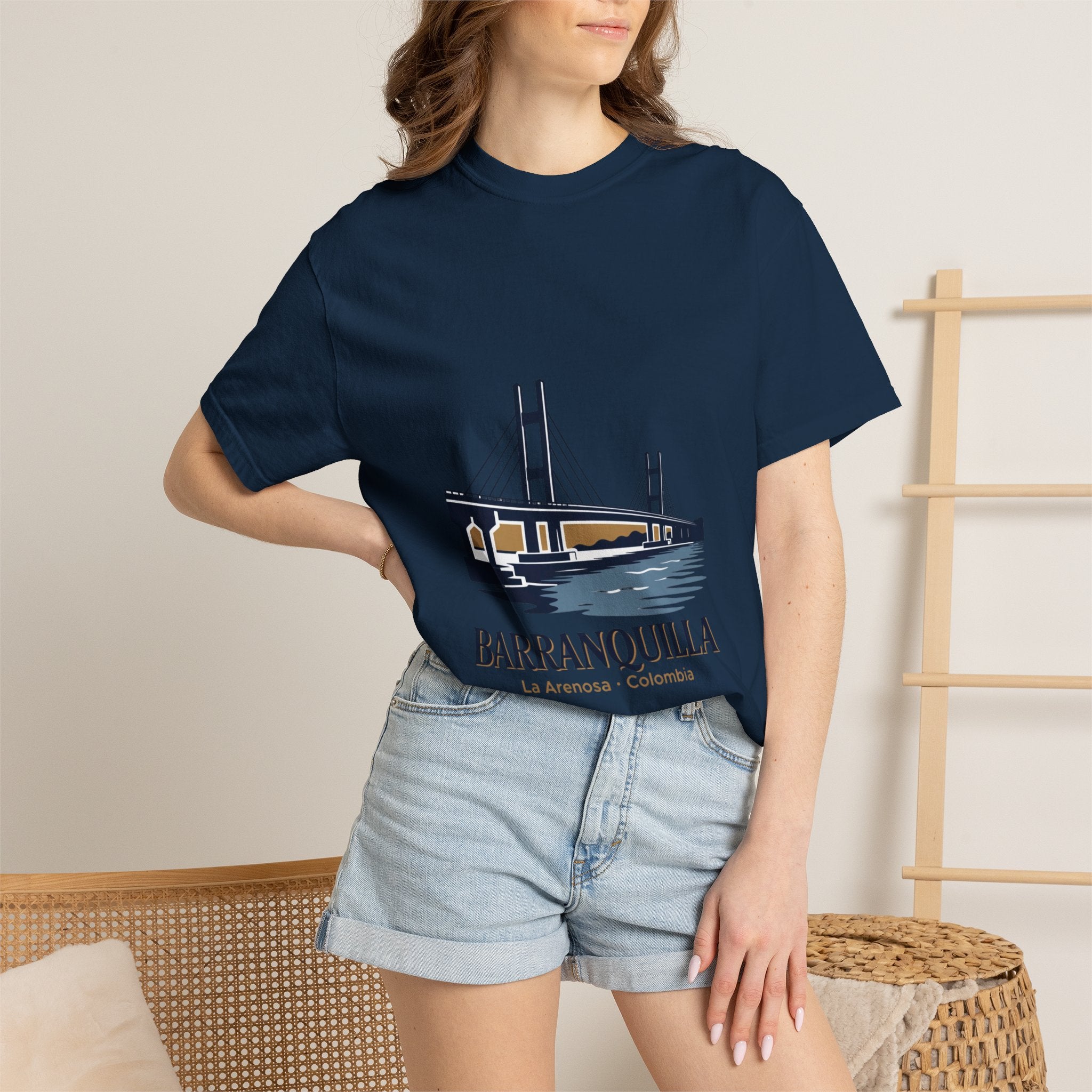 Barranquilla Bridge T-Shirt — La Arenosa Colombia Souvenir