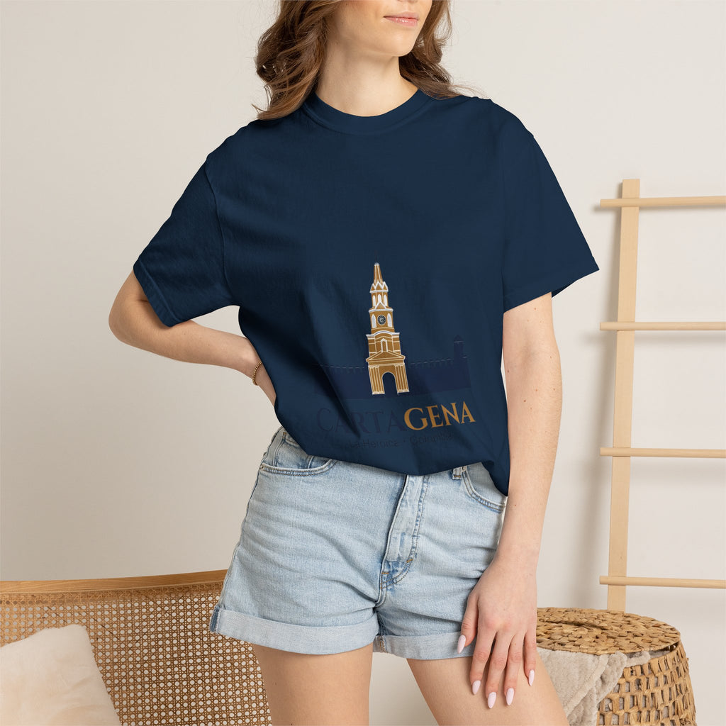 Cartagena Skyline T-Shirt — La Heroica Colombia Travel Tee