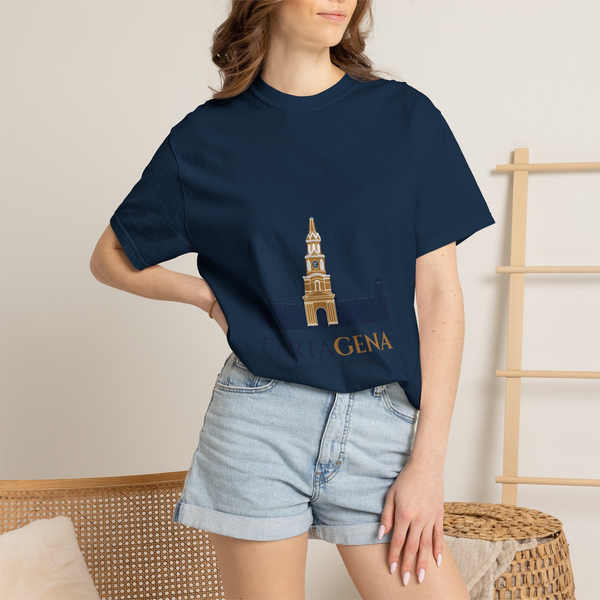 Cartagena Skyline T-Shirt — La Heroica Colombia Travel Tee