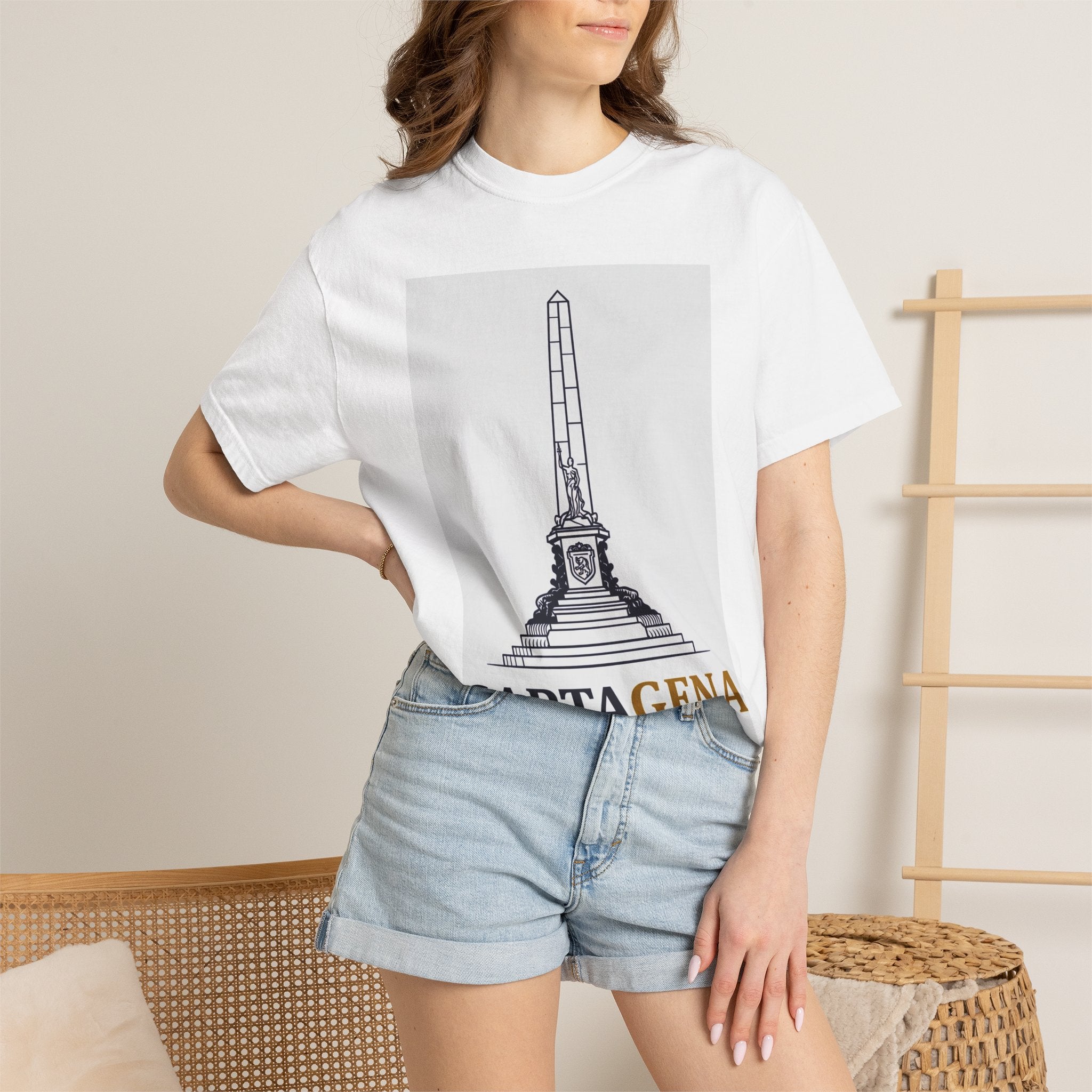 Cartagena Monument T-Shirt — La Heroica Bolívar Tourist Tee