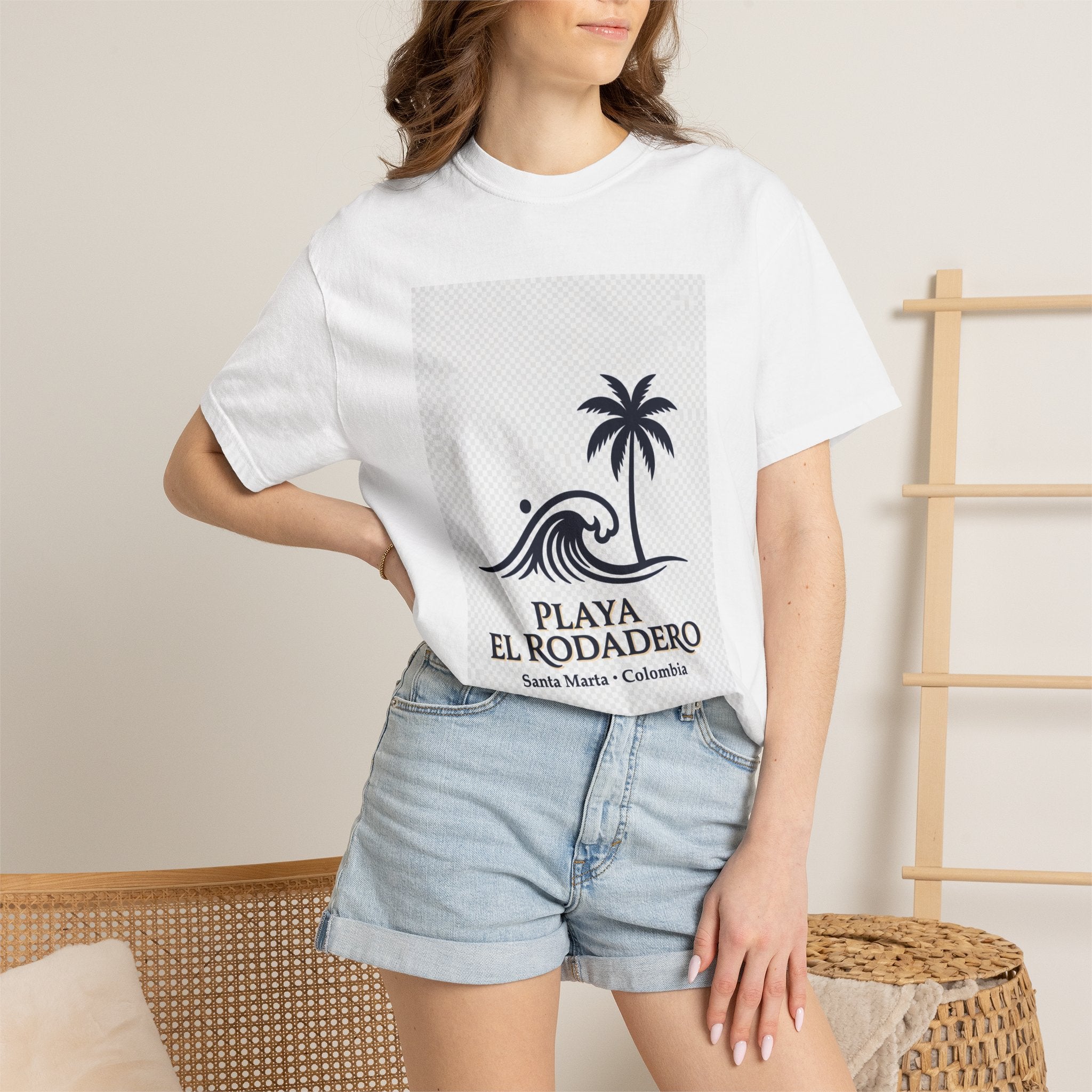 Playa El Rodadero Beach T-Shirt — Santa Marta Colombia Surf Palm Tee