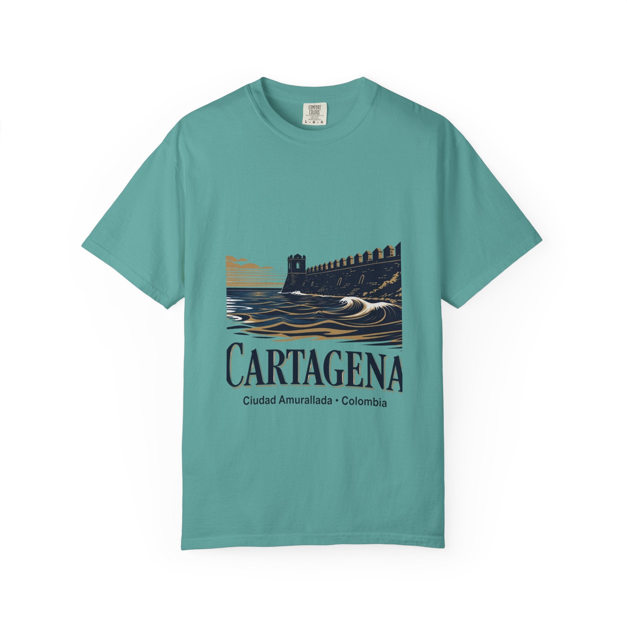 Cartagena Vintage Travel T-Shirt — Ciudad Amurallada Colombia Tee