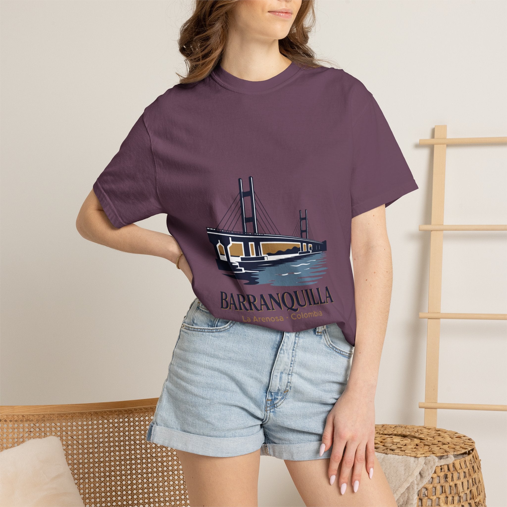 Barranquilla Bridge T-Shirt — La Arenosa Colombia Souvenir
