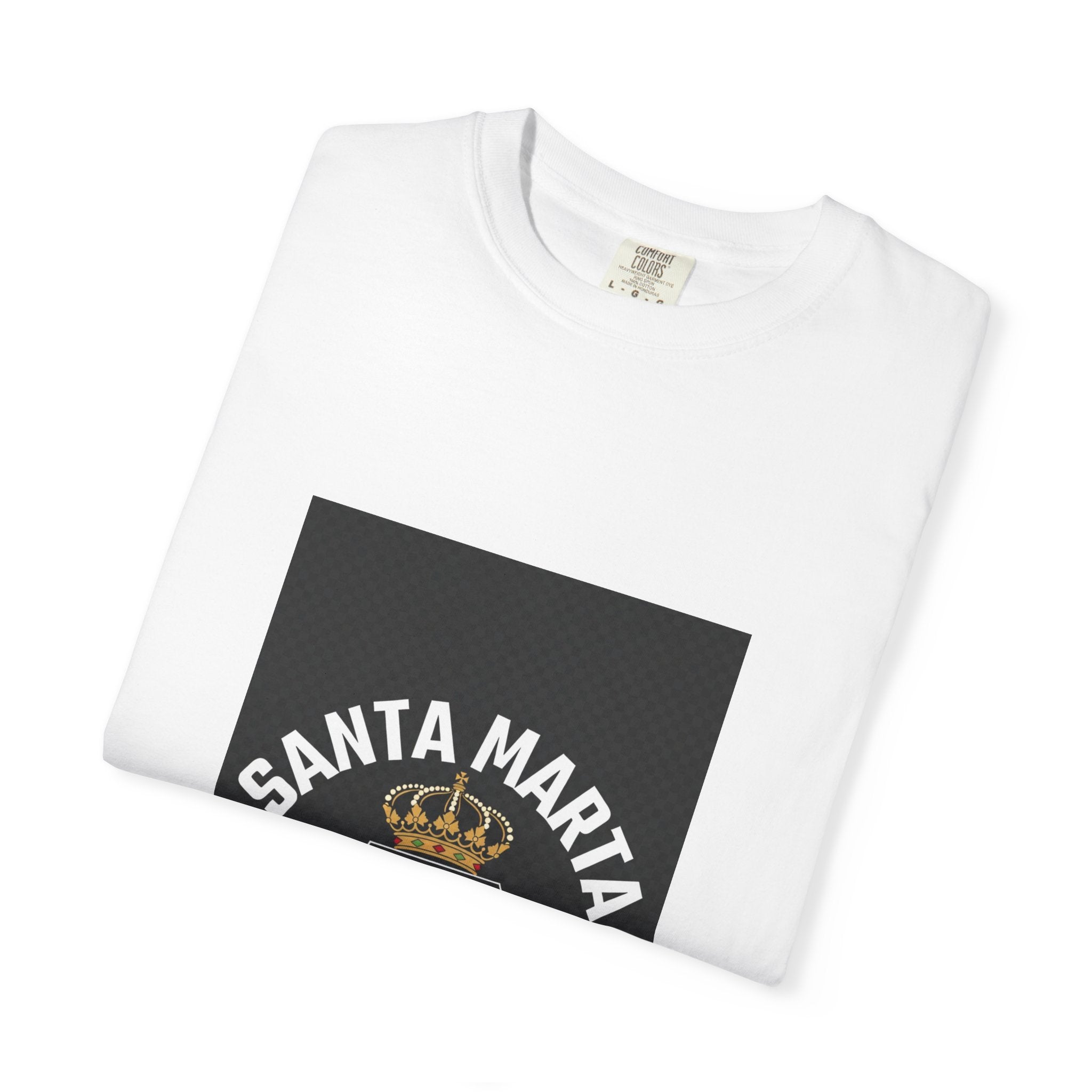 Santa Marta La Perla Unisex Garment-Dyed T-Shirt - Casual & Trendy