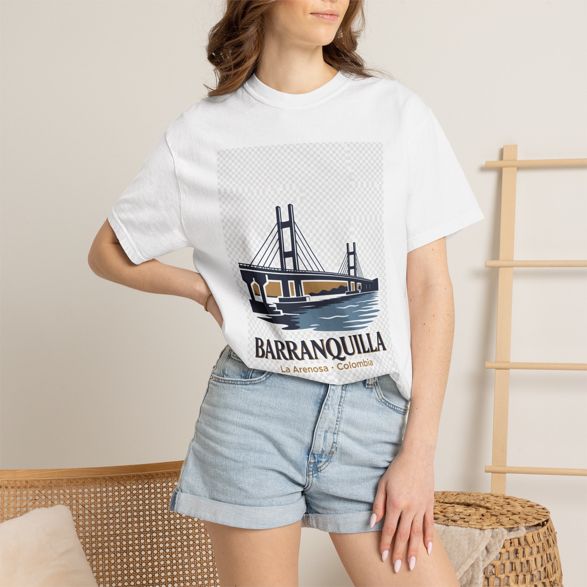 Barranquilla Bridge T-Shirt — La Arenosa Colombia Souvenir