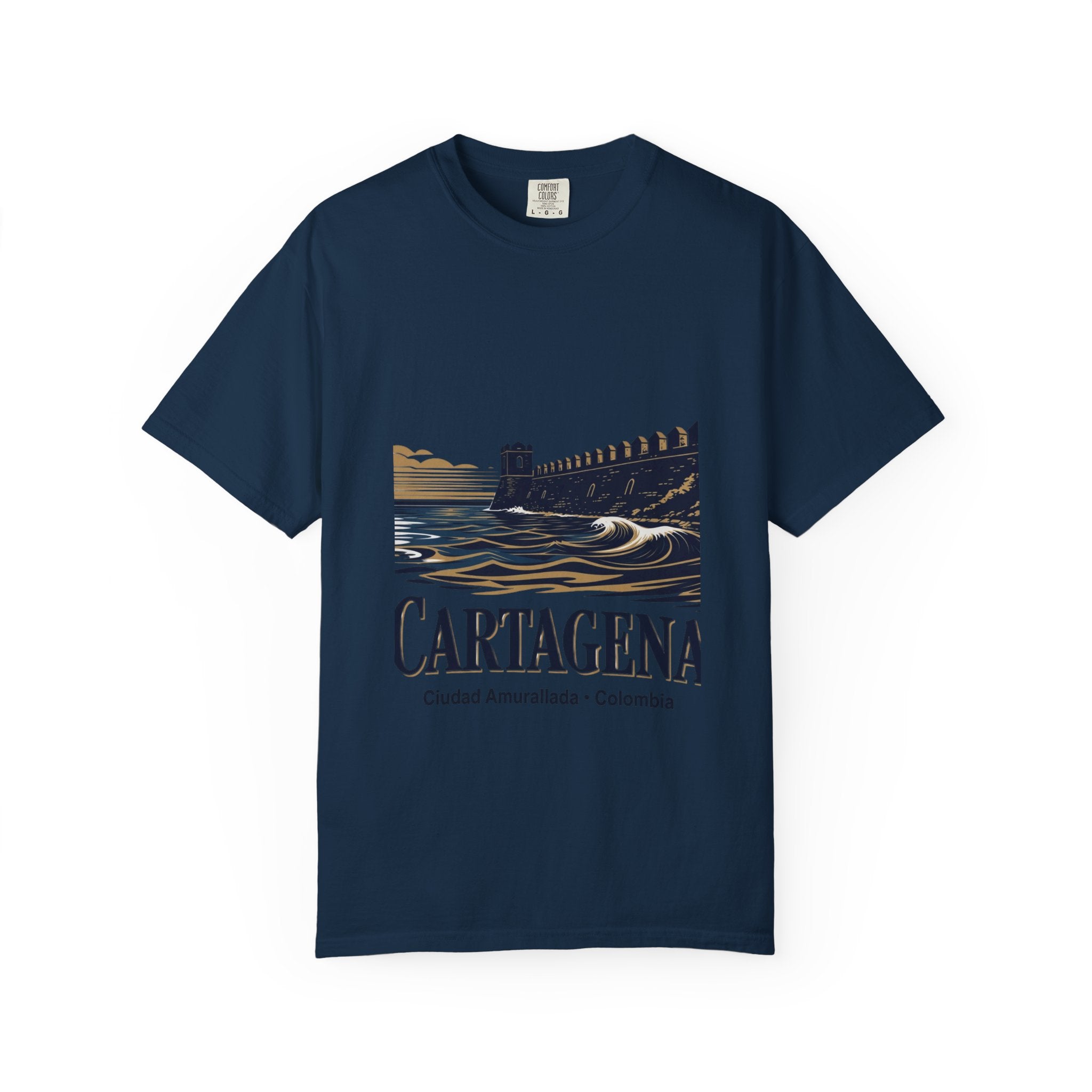 Cartagena Vintage Travel T-Shirt — Ciudad Amurallada Colombia Tee