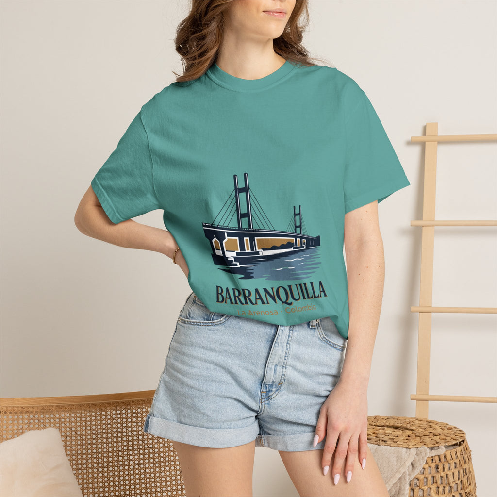 Barranquilla Bridge T-Shirt — La Arenosa Colombia Souvenir