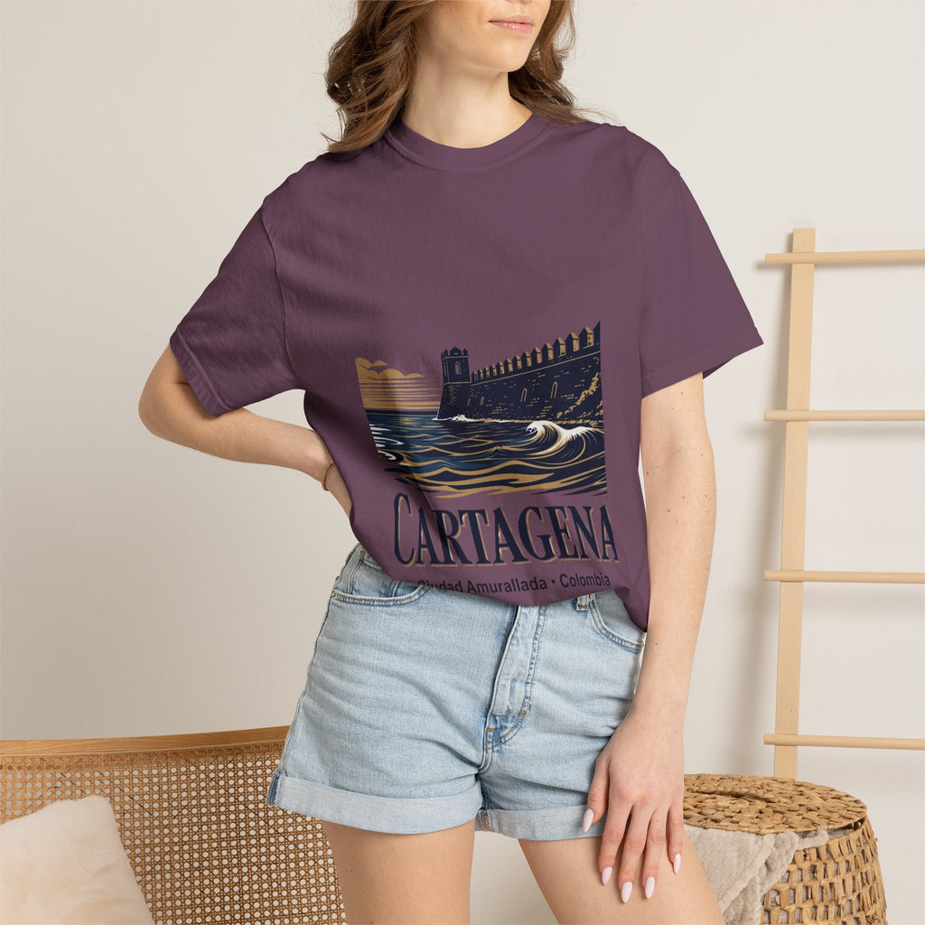 Cartagena Vintage Travel T-Shirt — Ciudad Amurallada Colombia Tee
